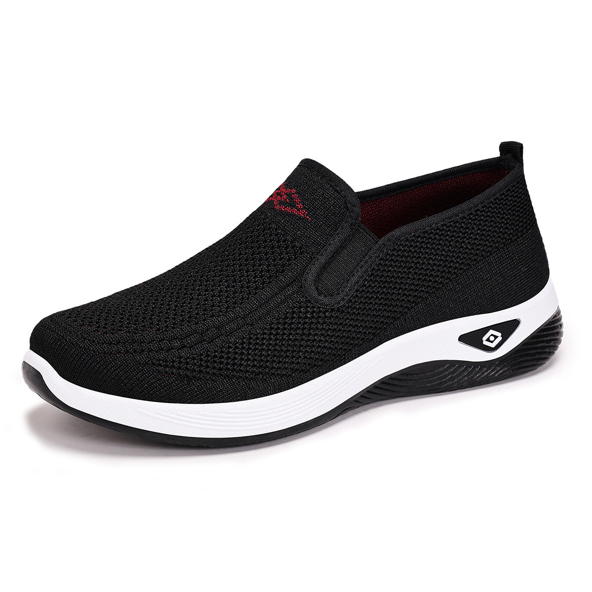 GifitoLuck Women’s Breathable Knit Slip-On Shoes, Lightweight Soft Sole Casual Comfort Loafers, Easy Everyday Walking Gift for Mum or Grandma