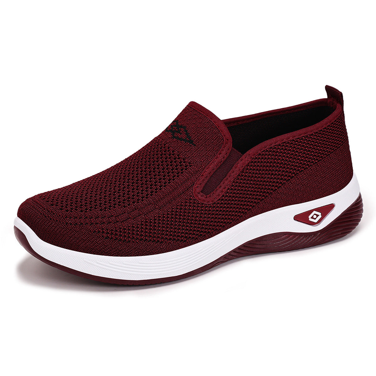 GifitoLuck Women’s Breathable Knit Slip-On Shoes, Lightweight Soft Sole Casual Comfort Loafers, Easy Everyday Walking Gift for Mum or Grandma