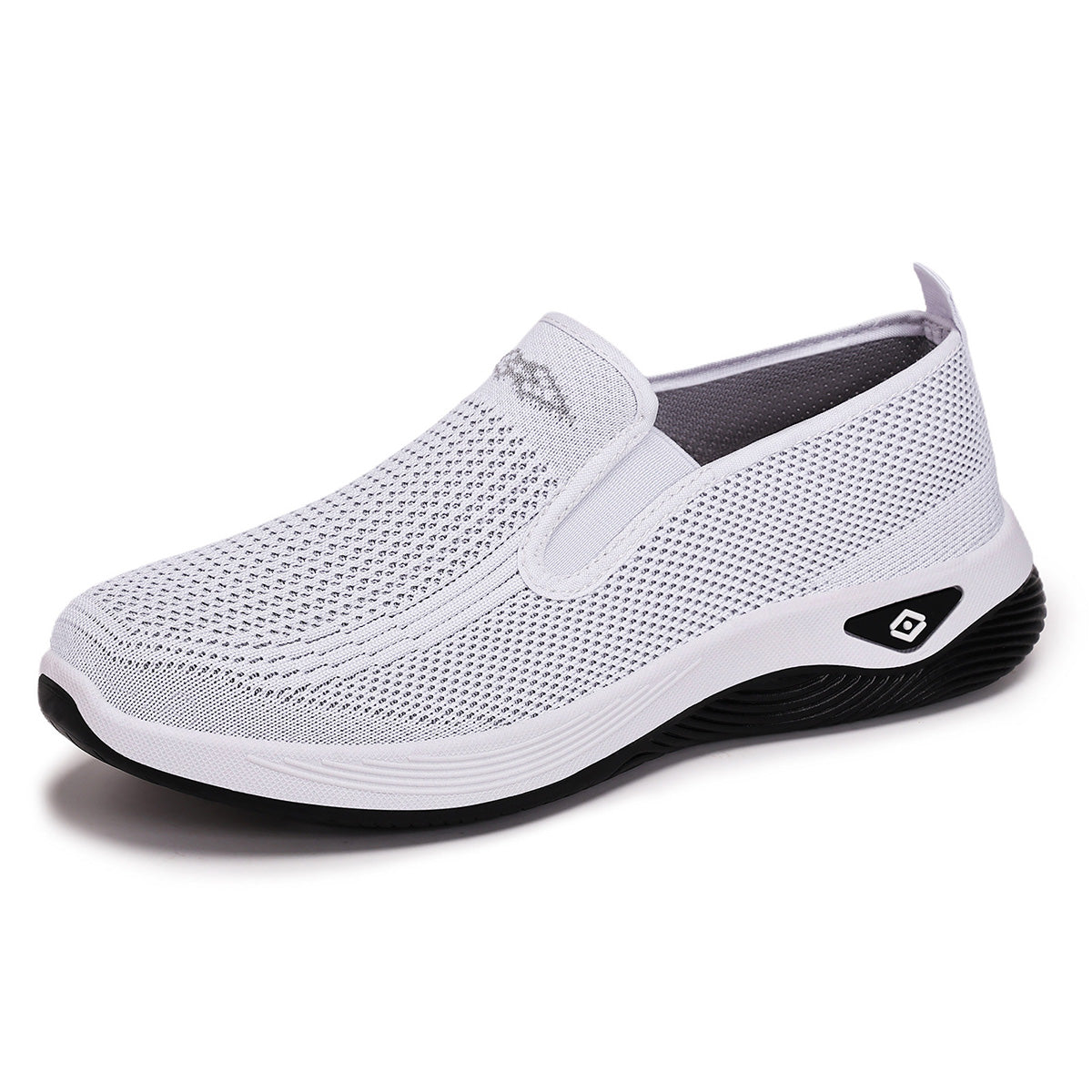 GifitoLuck Women’s Breathable Knit Slip-On Shoes, Lightweight Soft Sole Casual Comfort Loafers, Easy Everyday Walking Gift for Mum or Grandma