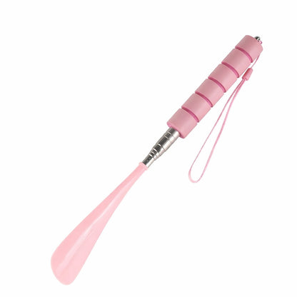 GifitoLuck Adjustable Shoe Horn, Stainless Steel Long Handle Shoehorn with Non-Slip Grip