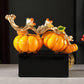 GiftoLuck Wealth and Abundance Wish Exquisite Pumpkin Ornament Gift Choice