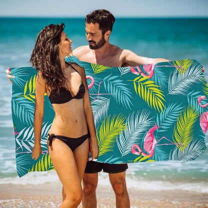 GiftoLuck Ocean World Sand Free Beach Towel Quick Dry Turtle Dolphin Summer Holiday Travel Towel