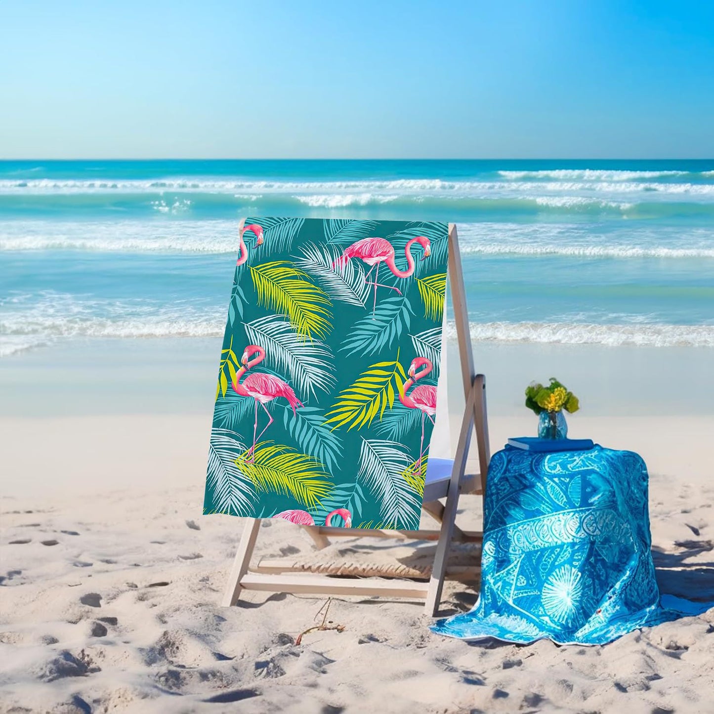GiftoLuck Ocean World Sand Free Beach Towel Quick Dry Turtle Dolphin Summer Holiday Travel Towel
