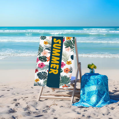 GiftoLuck Ocean World Sand Free Beach Towel Quick Dry Turtle Dolphin Summer Holiday Travel Towel