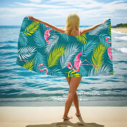 GiftoLuck Ocean World Sand Free Beach Towel Quick Dry Turtle Dolphin Summer Holiday Travel Towel