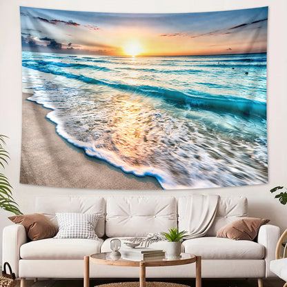 GiftoLuck Fantasy Landscape Tapestry Solar Wind Wall Hanging for Bedroom Decor, Living Room & Garden Party Background Cloth