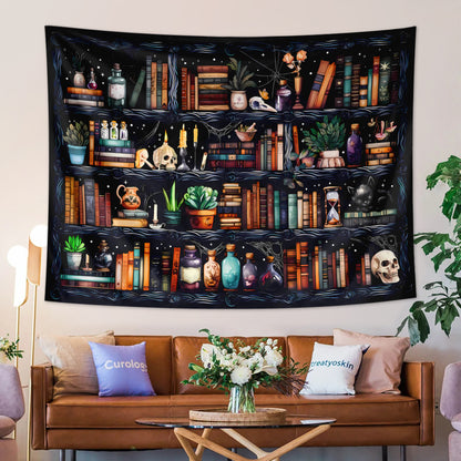 GiftoLuck Fantasy Landscape Tapestry Solar Wind Wall Hanging for Bedroom Decor, Living Room & Garden Party Background Cloth