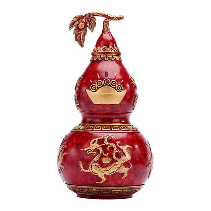 GiftoLuck 4 God Beasts Brass Gourd Home Company Blessing Auspicious Ornaments