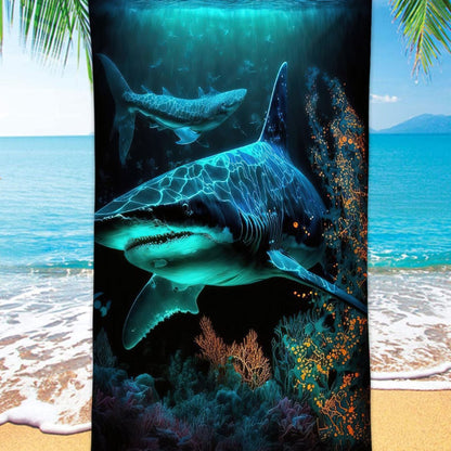 GiftoLuck Turtles Printing Beach Towel Quick Dry Sand Free Microfiber Holiday Travel Towel