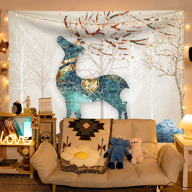GiftoLuck INS Style Tapestry, Super Healing Ambient Background Cloth, High-End Aesthetic Wall Hanging for Bedroom & Headboard Decor, Elegant Room Decoration Wall Cloth
