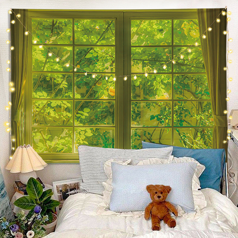 GiftoLuck INS Style Tapestry, Super Healing Ambient Background Cloth, High-End Aesthetic Wall Hanging for Bedroom & Headboard Decor, Elegant Room Decoration Wall Cloth