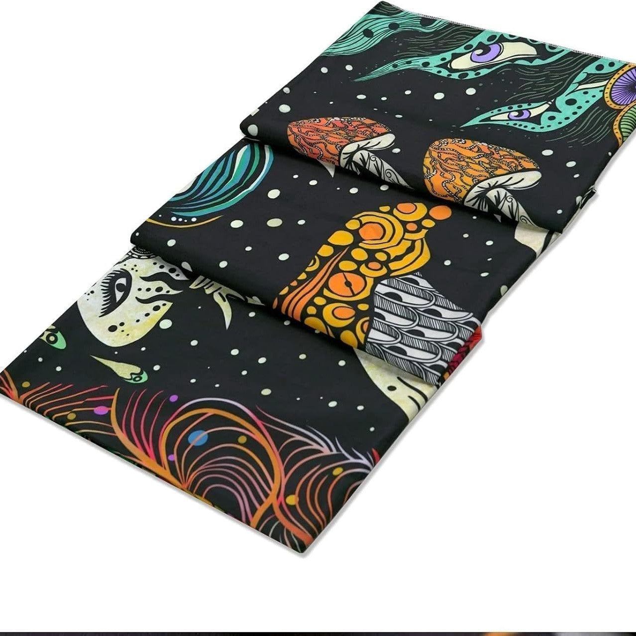 GiftoLuck Mushroom Tapestry Wall Hanging Super Healing Forest Background Cloth Home Decoration for Teen Room Gift Blanket