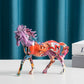 GiftoLuck Get-Rich-Now Horse Resin Fengshui Ornaments for Wealth, Luck, and Home Decor