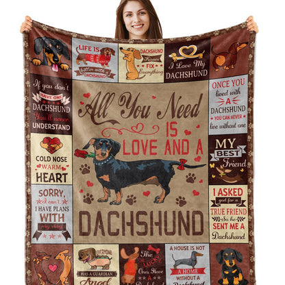 GiftoLuck “Home Is Where My Plants Are” Flannel Blanket for Mom Cozy Plant Lover Throw for Sofa, Bed & Living Room