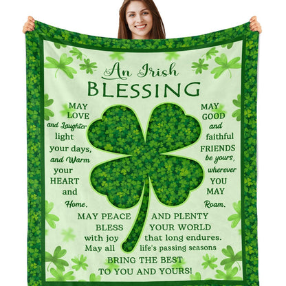 GiftoLuck “Home Is Where My Plants Are” Flannel Blanket for Mom Cozy Plant Lover Throw for Sofa, Bed & Living Room