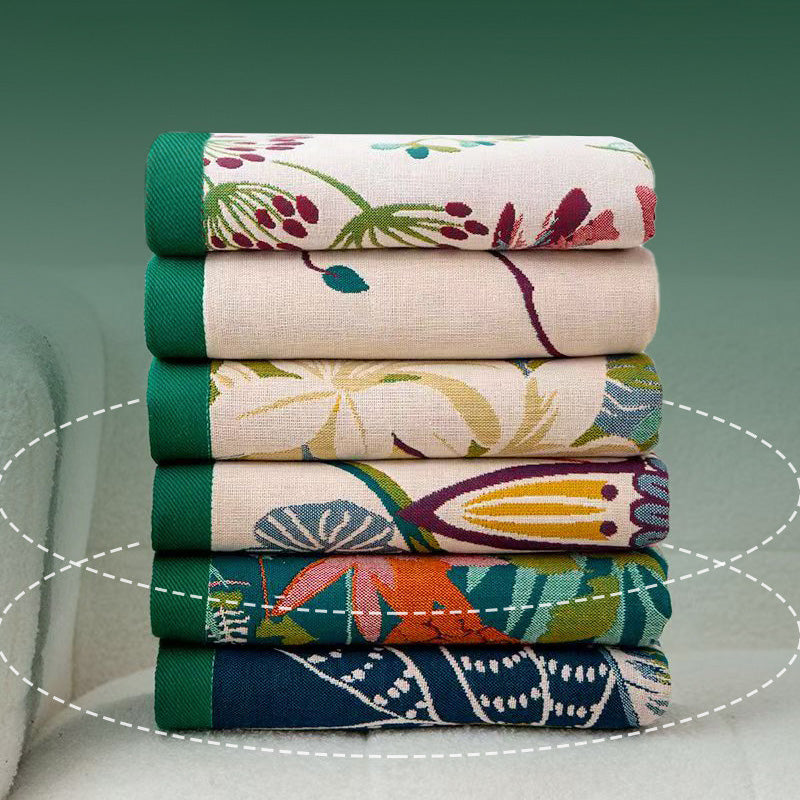 GiftoLuck Soft Large Thick Cotton Gauze Bath Towel Absorbent Quick Dry