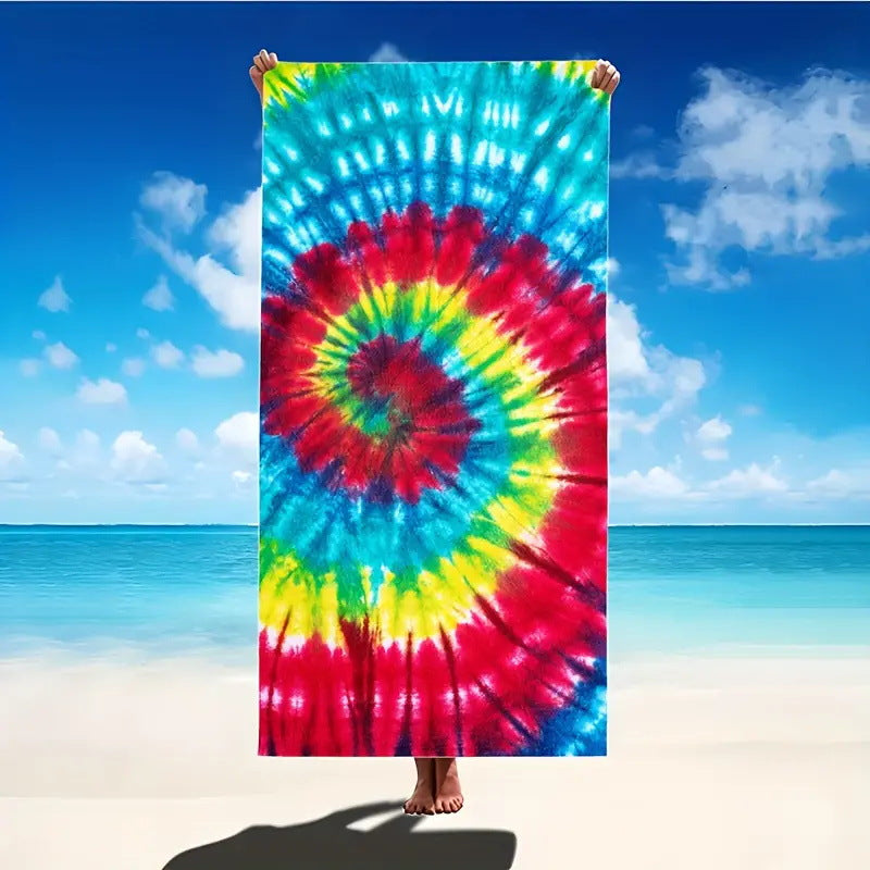 GiftoLuck Tiger Animal Print Quick Dry Beach Towel Summer Holiday Travel Bath Towel