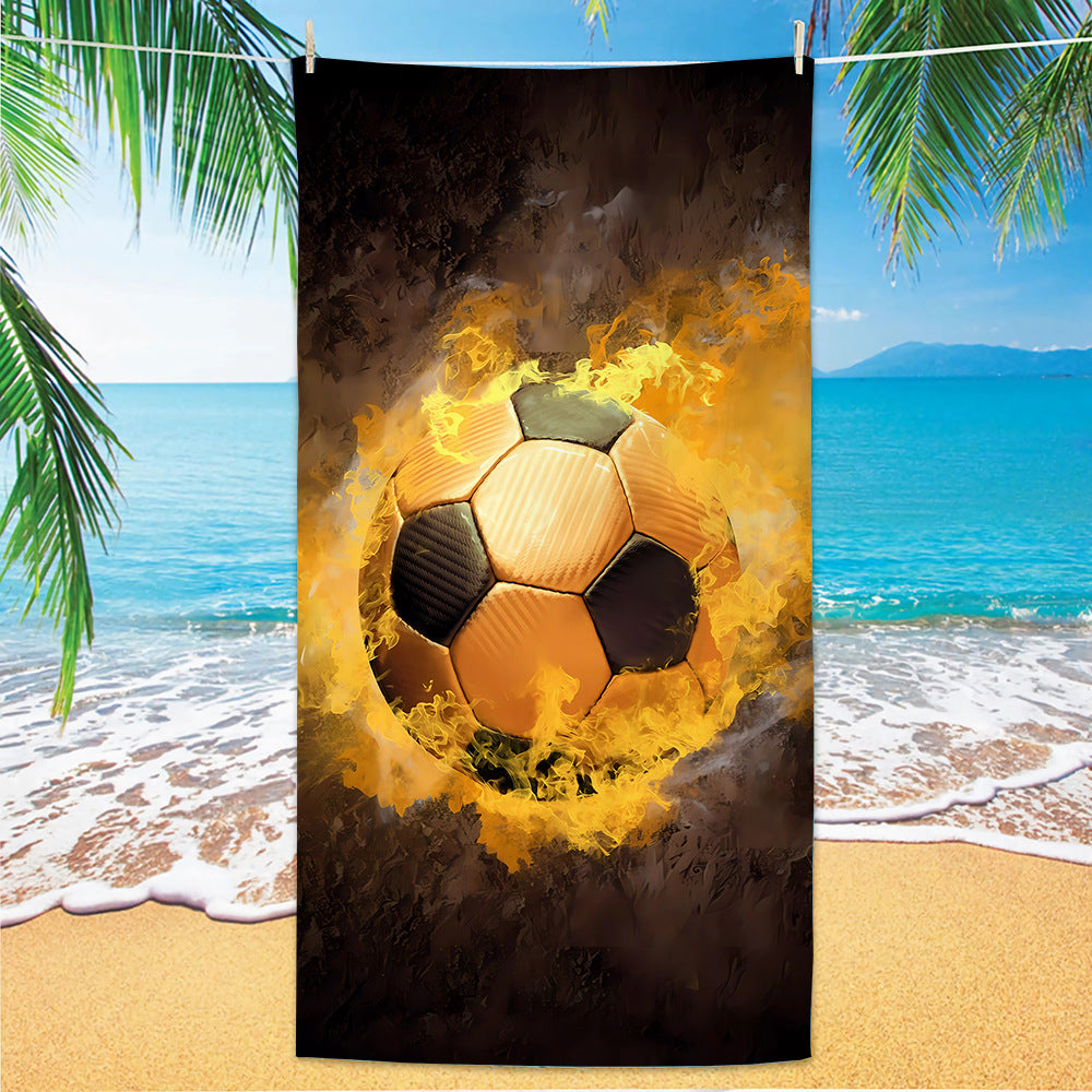 GiftoLuck 2026 Soccer World Cup Beach Towel Quick Dry Microfiber Sand Free Summer Travel Towel