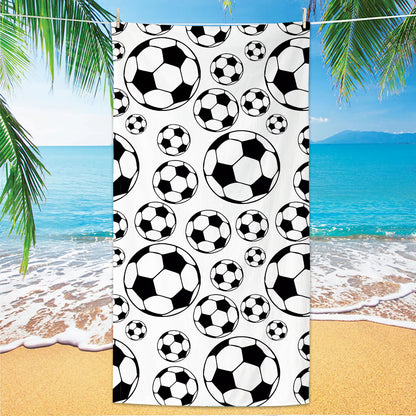 GiftoLuck 2026 Soccer World Cup Beach Towel Quick Dry Microfiber Sand Free Summer Travel Towel