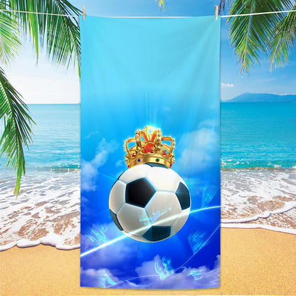 GiftoLuck 2026 Soccer World Cup Beach Towel Quick Dry Microfiber Sand Free Summer Travel Towel