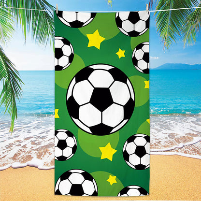 GiftoLuck 2026 Soccer World Cup Beach Towel Quick Dry Microfiber Sand Free Summer Travel Towel