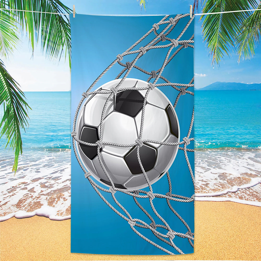 GiftoLuck 2026 Soccer World Cup Beach Towel Quick Dry Microfiber Sand Free Summer Travel Towel