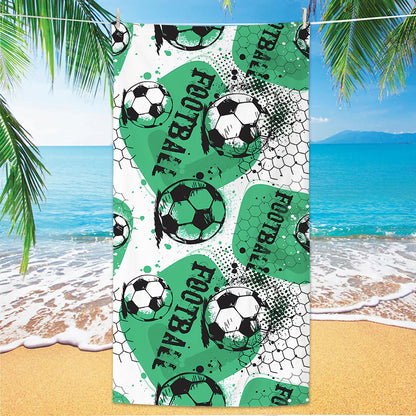 GiftoLuck 2026 Soccer World Cup Beach Towel Quick Dry Microfiber Sand Free Summer Travel Towel