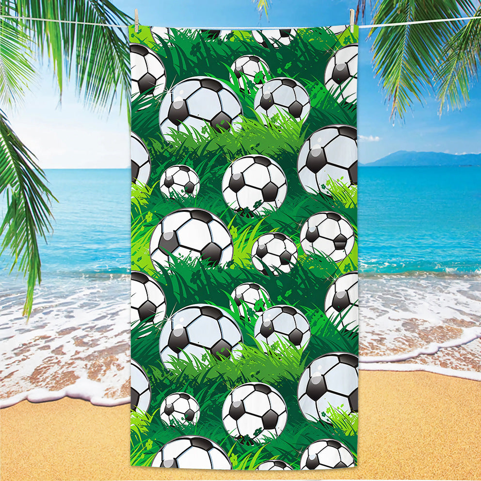 GiftoLuck 2026 Soccer World Cup Beach Towel Quick Dry Microfiber Sand Free Summer Travel Towel