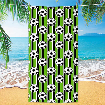 GiftoLuck 2026 Soccer World Cup Beach Towel Quick Dry Microfiber Sand Free Summer Travel Towel