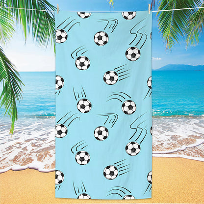 GiftoLuck 2026 Soccer World Cup Beach Towel Quick Dry Microfiber Sand Free Summer Travel Towel