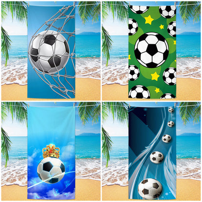 GiftoLuck 2026 Soccer World Cup Beach Towel Quick Dry Microfiber Sand Free Summer Travel Towel