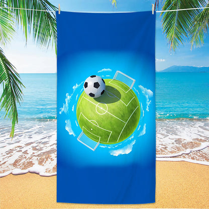 GiftoLuck 2026 Soccer World Cup Beach Towel Quick Dry Microfiber Sand Free Summer Travel Towel