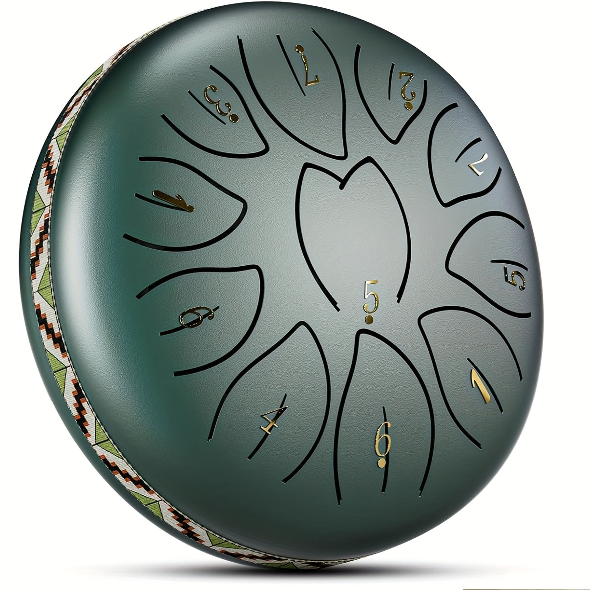 [Musical Instrument for Children&Adults] 6-Note,11-Note Steel Tongue Chakra Drum | 6-Inch (15.2cm) with Bag, Drum Mallets & Music Book | Outdoor Garden Rain Chime for Children&Adults