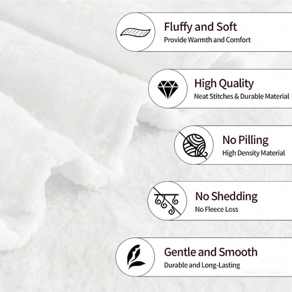 GiftoLuck Warm Cozy Vibrant St. Patrick's Day Flannel Blanket Featuring Irish Leprechauns, Pot of Gold, Shamrocks & Rainbow, Festive Home Decor for UK & Irish Celebrations, Bringing Good Fortune & Joy to Family Homes