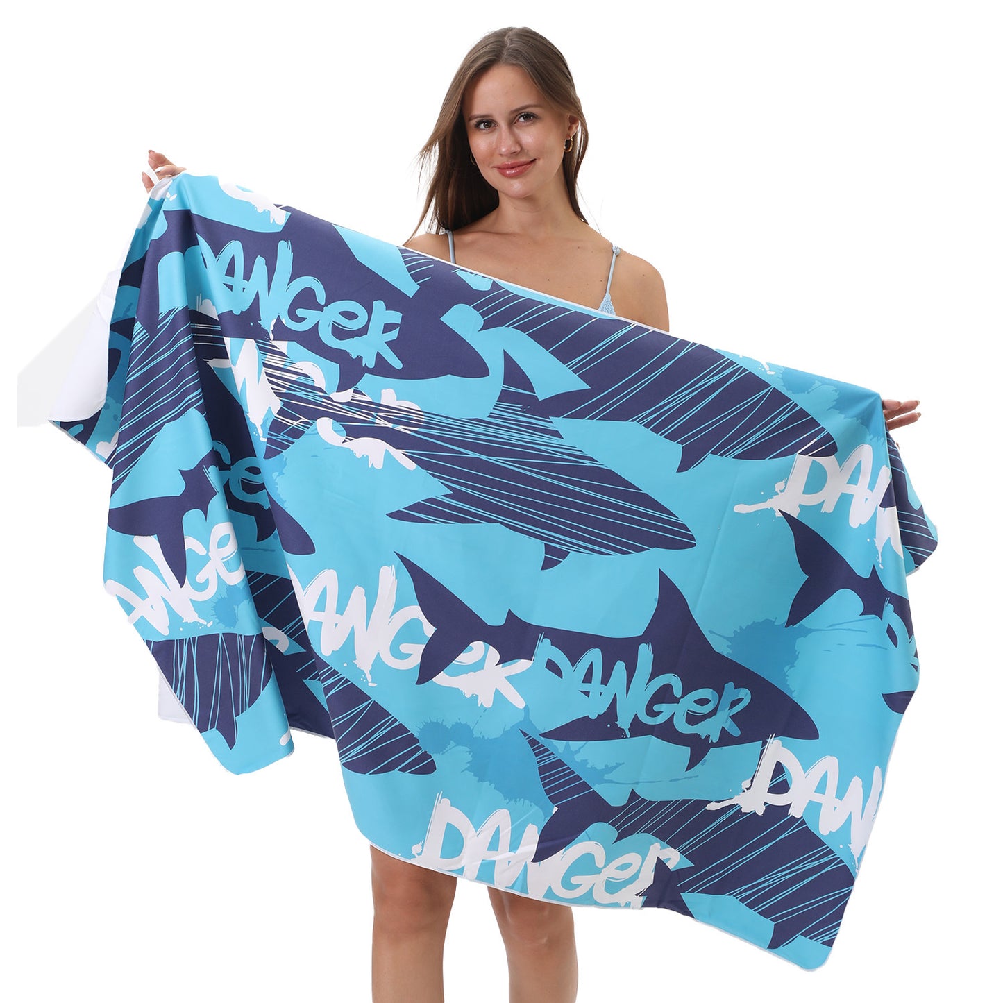 GiftoLuck Summer Time Animals Print Sand Free Beach Towel Quick Dry Holiday Travel Swimming Bath Towel