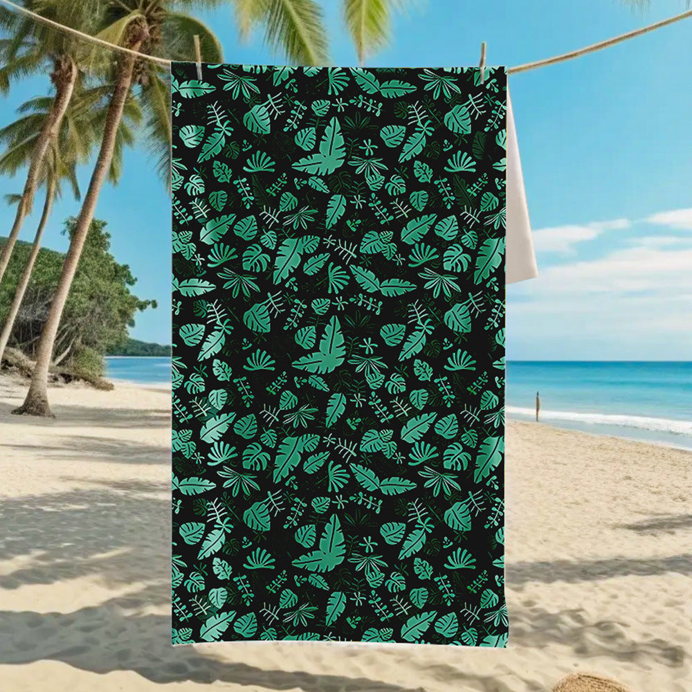 GiftoLuck Summer Time Animals Print Sand Free Beach Towel Quick Dry Holiday Travel Swimming Bath Towel