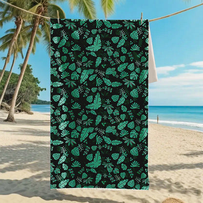 GiftoLuck Summer Time Animals Print Sand Free Beach Towel Quick Dry Holiday Travel Swimming Bath Towel