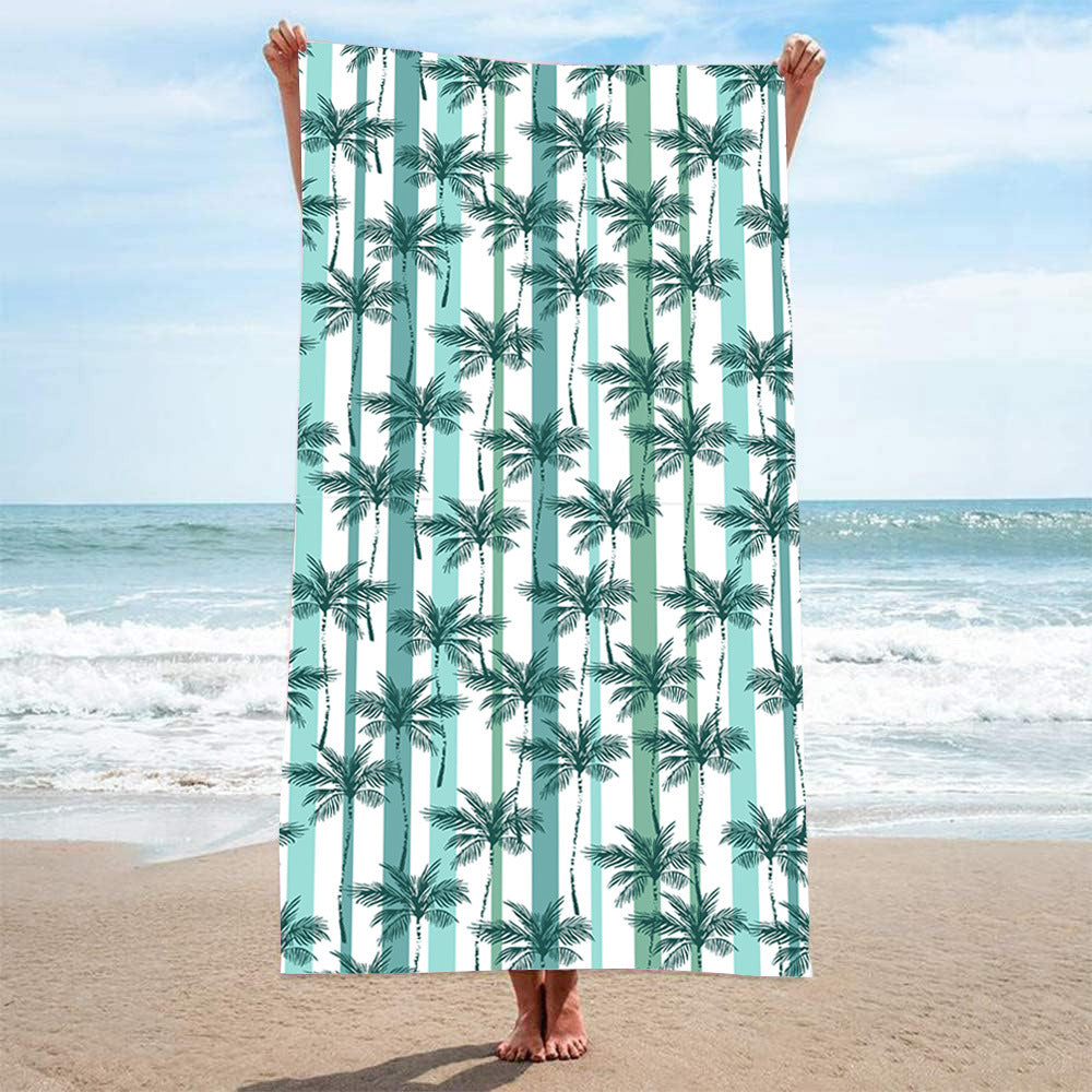GiftoLuck Summer Time Animals Print Sand Free Beach Towel Quick Dry Holiday Travel Swimming Bath Towel