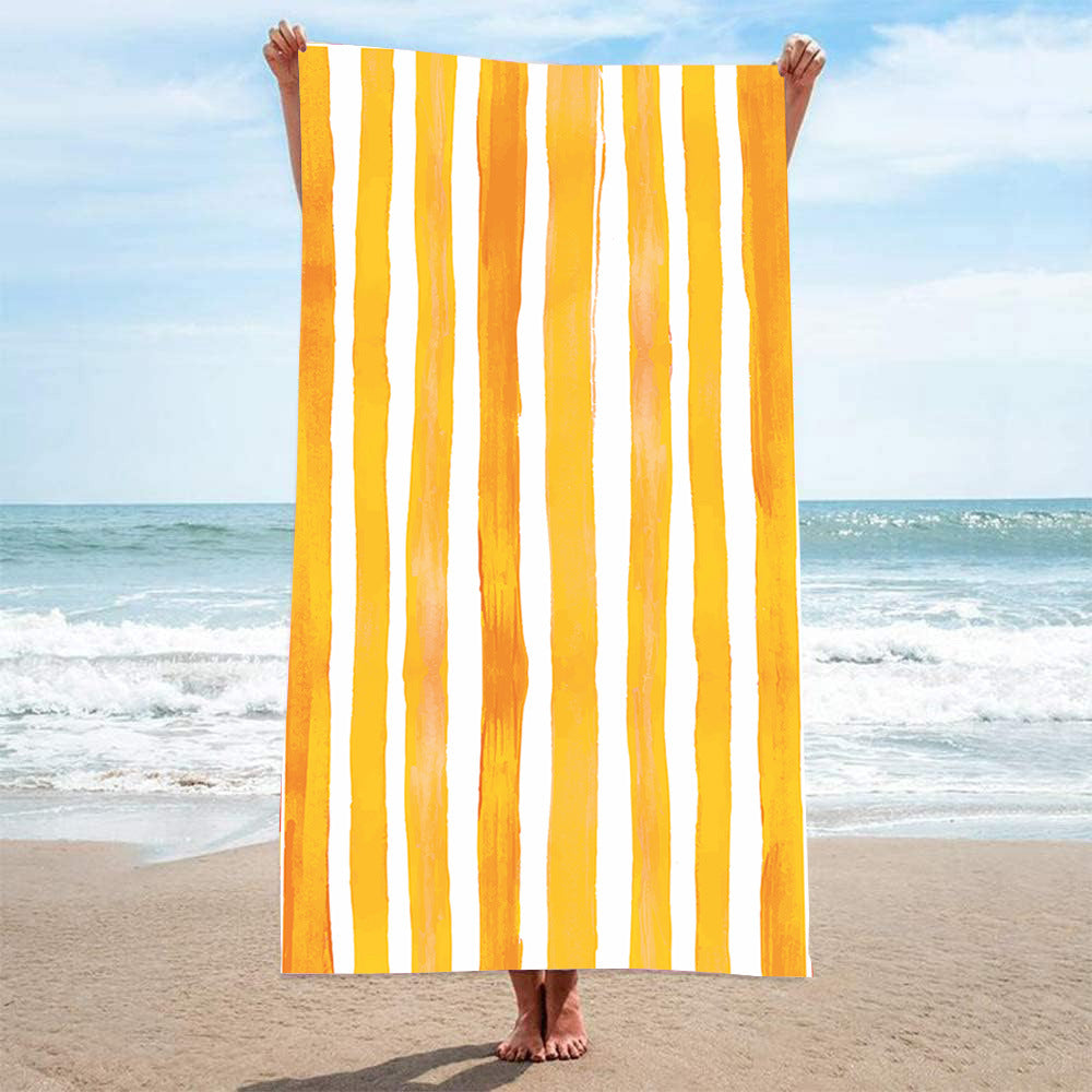 GiftoLuck Summer Time Animals Print Sand Free Beach Towel Quick Dry Holiday Travel Swimming Bath Towel