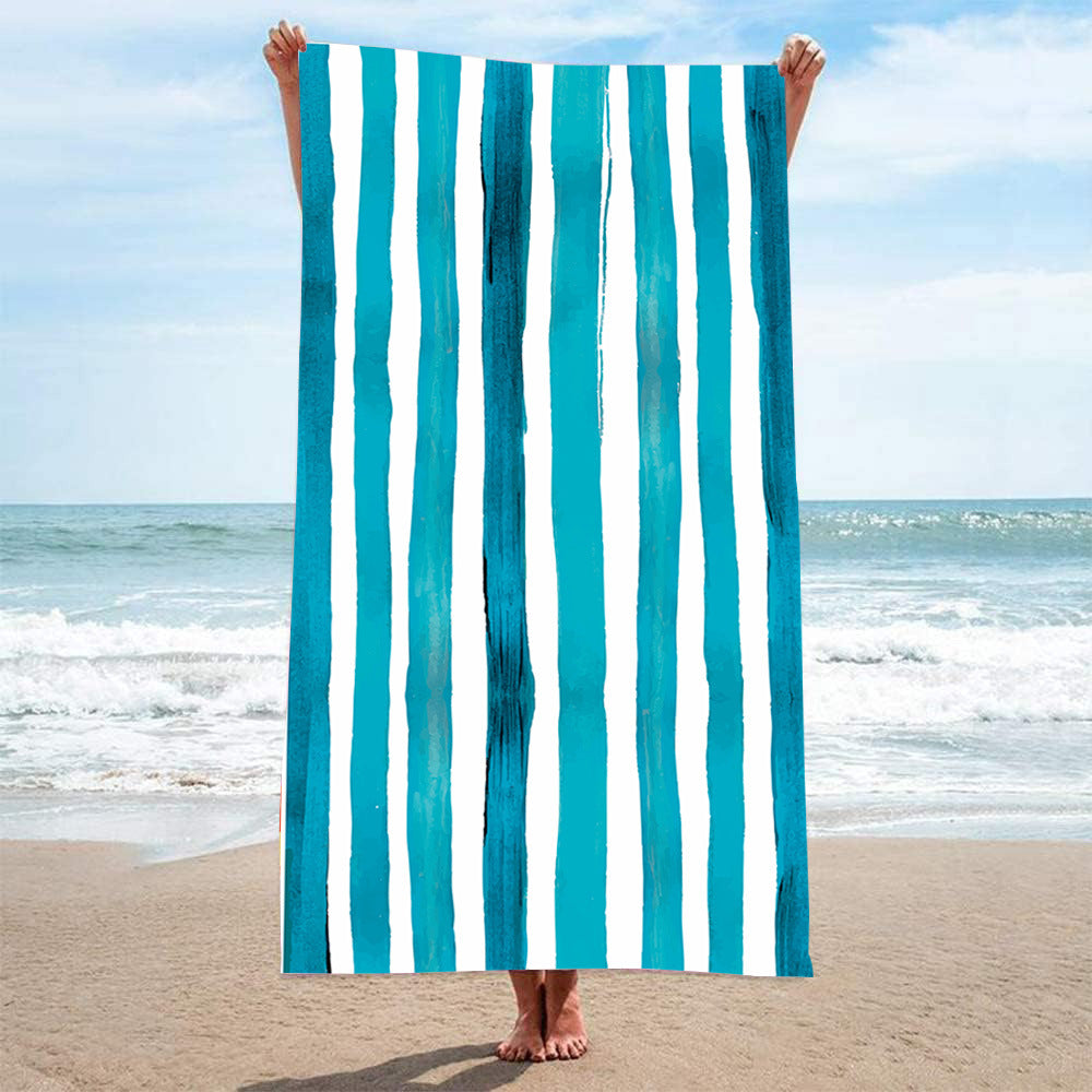GiftoLuck Summer Time Animals Print Sand Free Beach Towel Quick Dry Holiday Travel Swimming Bath Towel