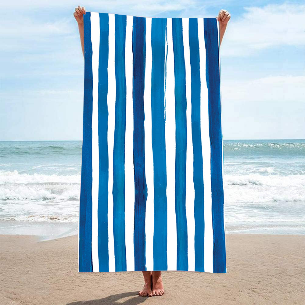 GiftoLuck Summer Time Animals Print Sand Free Beach Towel Quick Dry Holiday Travel Swimming Bath Towel