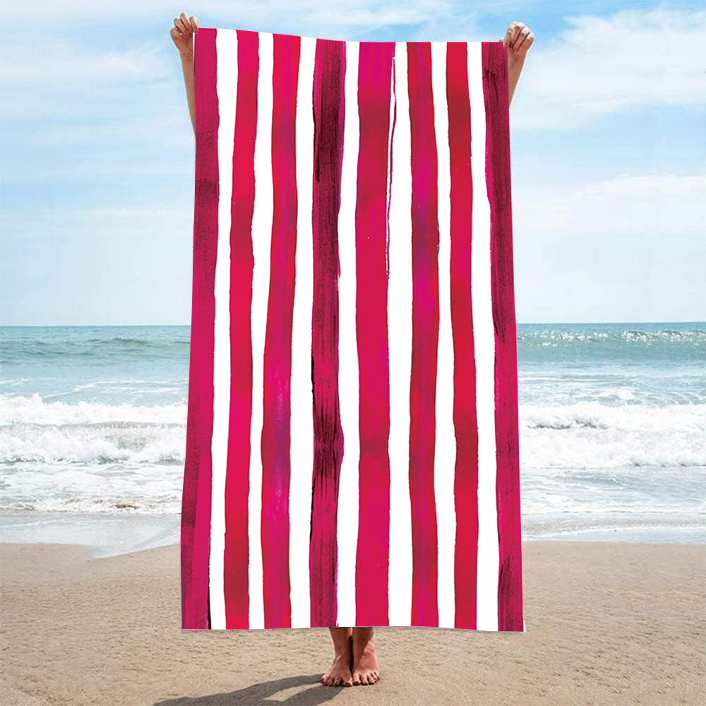 GiftoLuck Summer Time Animals Print Sand Free Beach Towel Quick Dry Holiday Travel Swimming Bath Towel