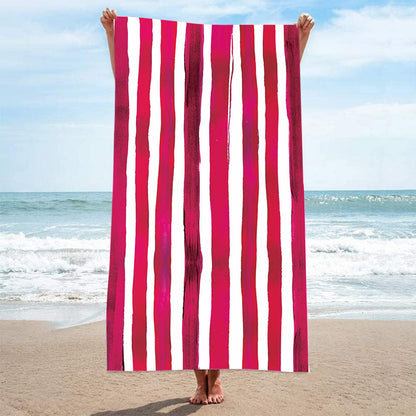 GiftoLuck Summer Time Animals Print Sand Free Beach Towel Quick Dry Holiday Travel Swimming Bath Towel