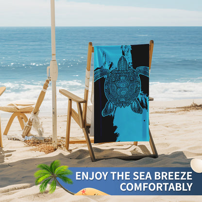 GiftoLuck Summer Time Animals Print Sand Free Beach Towel Quick Dry Holiday Travel Swimming Bath Towel