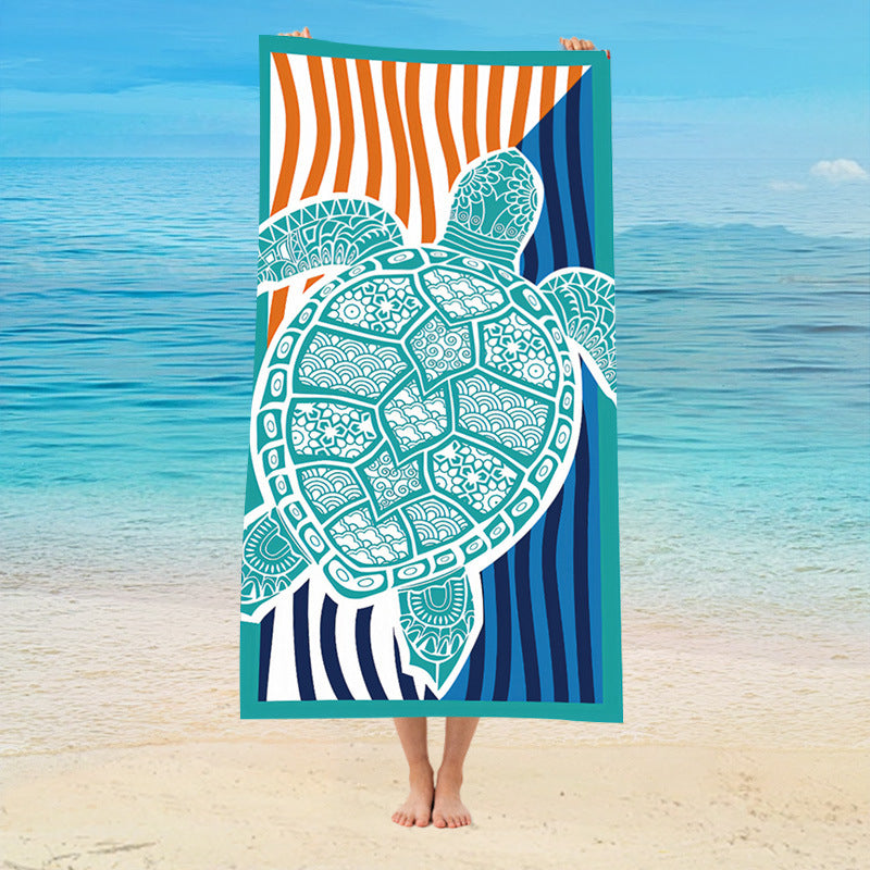 GiftoLuck Ocean Animals Beach Towel Quick Dry Soft Summer Swimming Pool Travel Towel