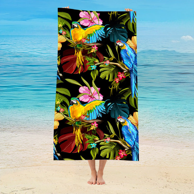 GiftoLuck Animal Butterfly Print Beach Towel Quick Dry Summer Holiday Travel Swim Towel