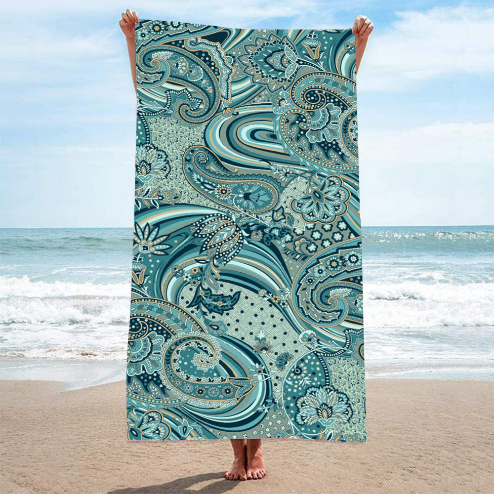 GiftoLuck Bohemian Style Quick Dry Beach Towel Lightweight Holiday Travel Essential