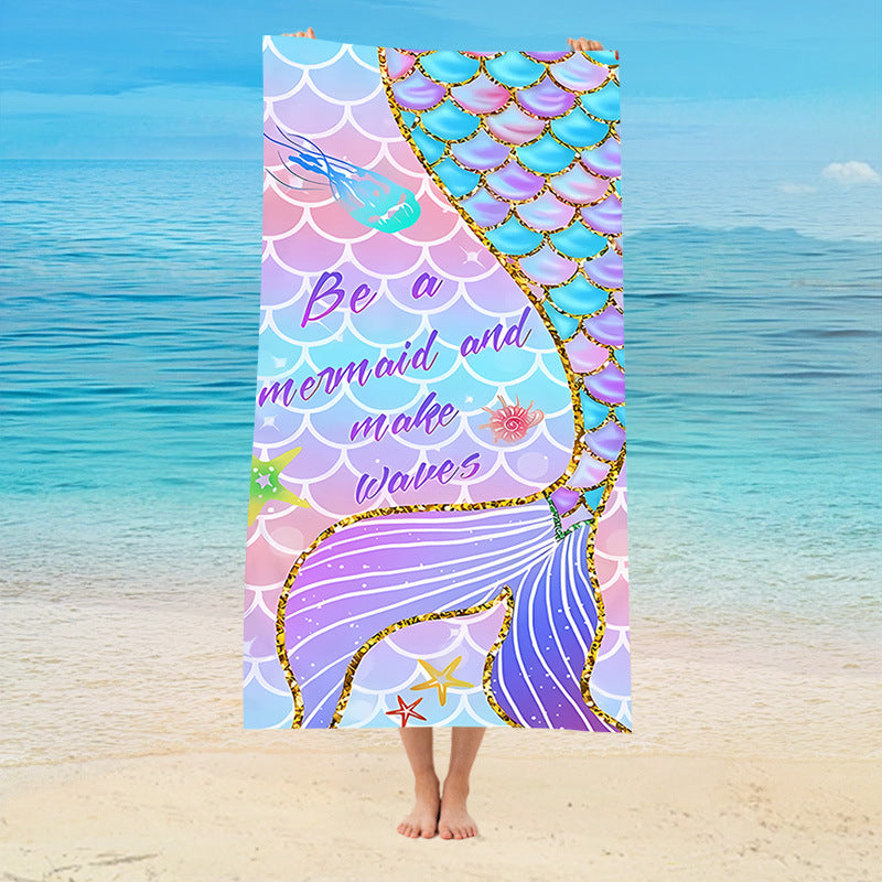 GiftoLuck Animal Butterfly Print Beach Towel Quick Dry Summer Holiday Travel Swim Towel