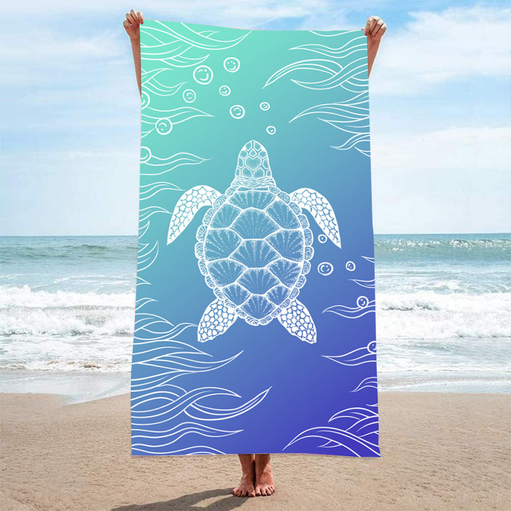 GiftoLuck Ocean Animals Beach Towel Quick Dry Soft Summer Swimming Pool Travel Towel
