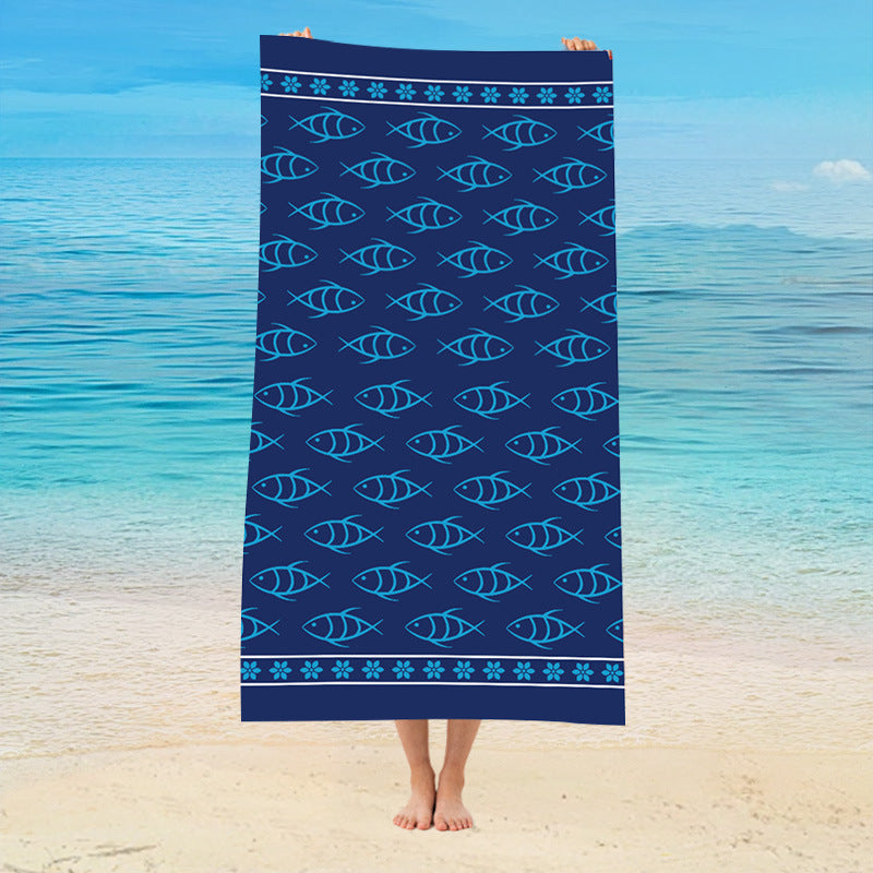 GiftoLuck Ocean Animals Beach Towel Quick Dry Soft Summer Swimming Pool Travel Towel